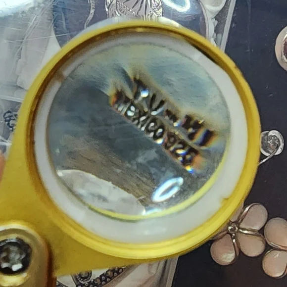 925 Silver and Blue Oval Earrings SODALITE STONE - Picture 4 of 4